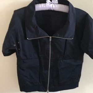 Short sleeve zipper nylon shirt/jacket